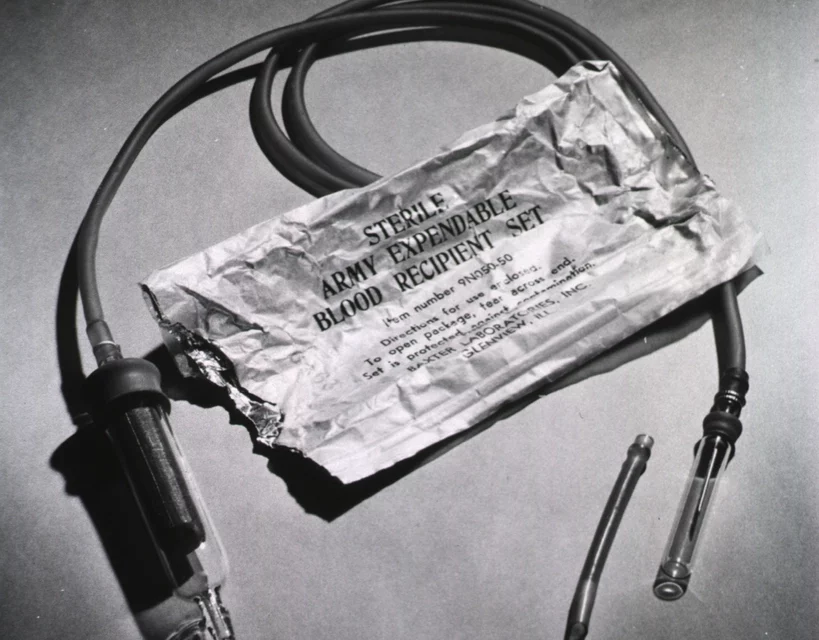 Sterile Army Expendable Blood Recipient